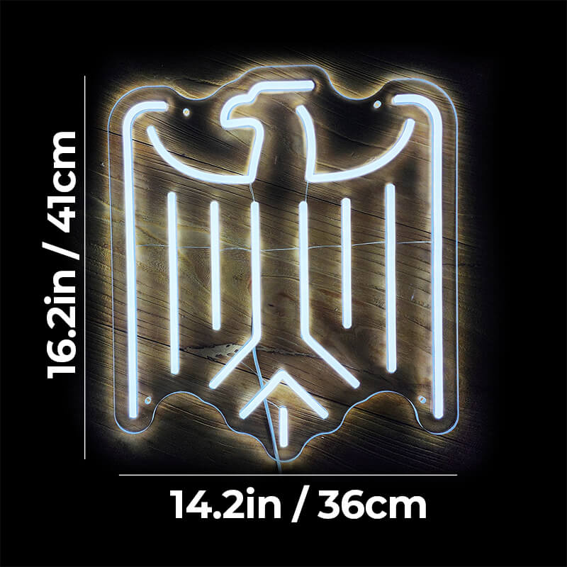 "EAGLE" - LED Neon Sign (Size 16.2”x 14.2”)