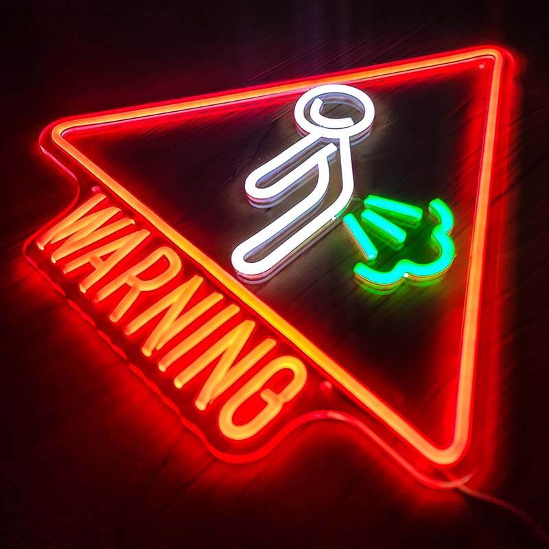 "FART ALARM" - LED Neon Sign (Size 17.3"x 18.1”)