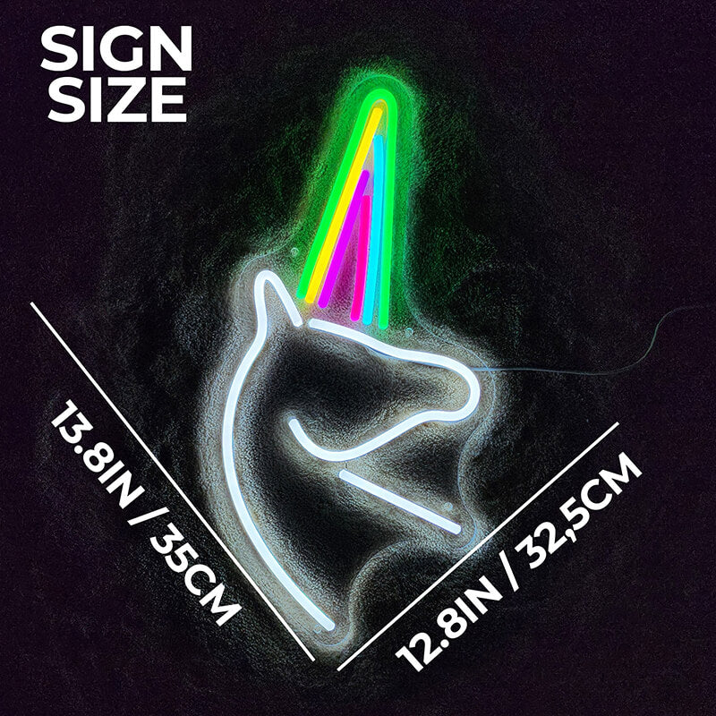 š¦Magic Unicorn LED Neon Sign (13x14in)(USB)
