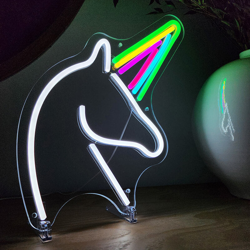š¦Magic Unicorn LED Neon Sign (13x14in)(USB)