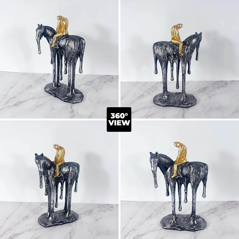 “Melting Horse” Statue