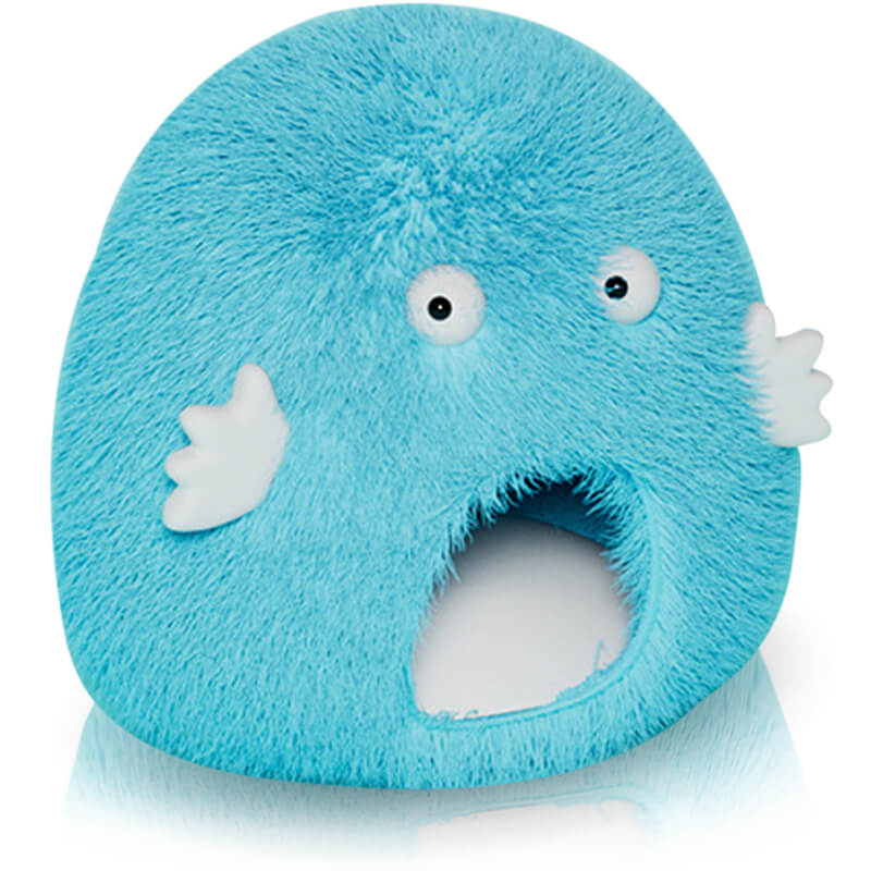 Fluffy Green-Blue-Pink Monsters Cat Caves