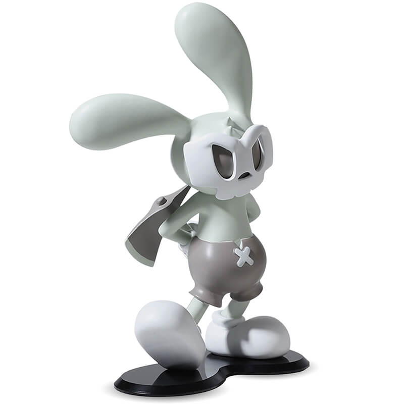 Cartoon Rabbit with Axe and Mask