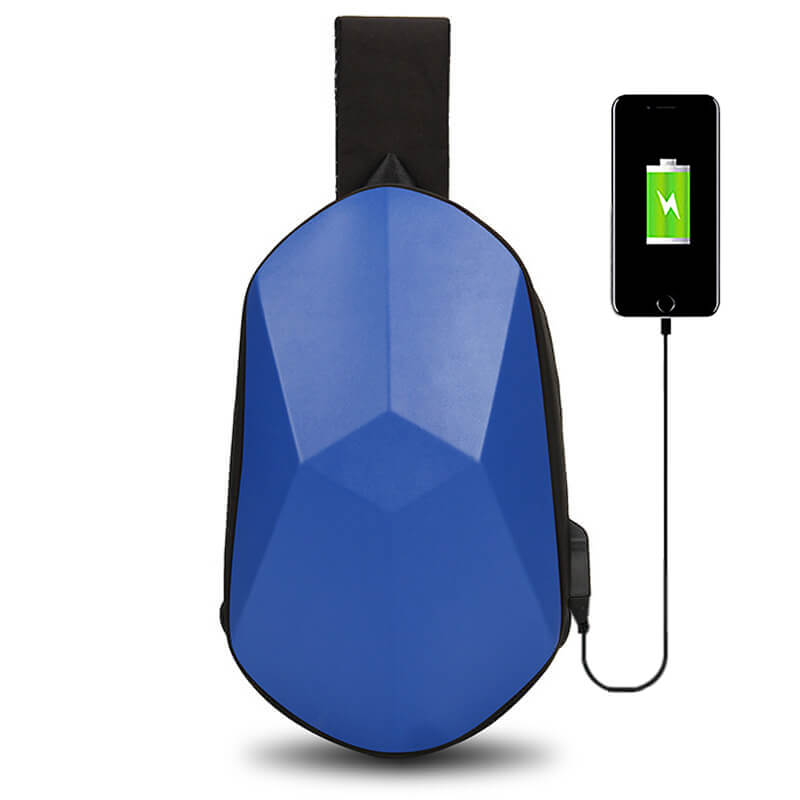 Shell Crossbody Bag with USB