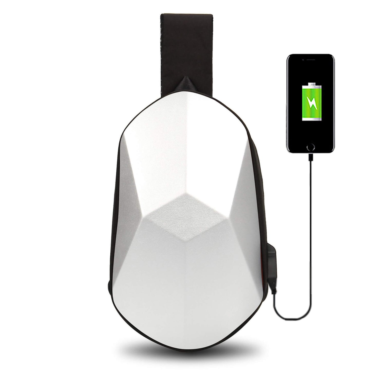 Shell Crossbody Bag with USB