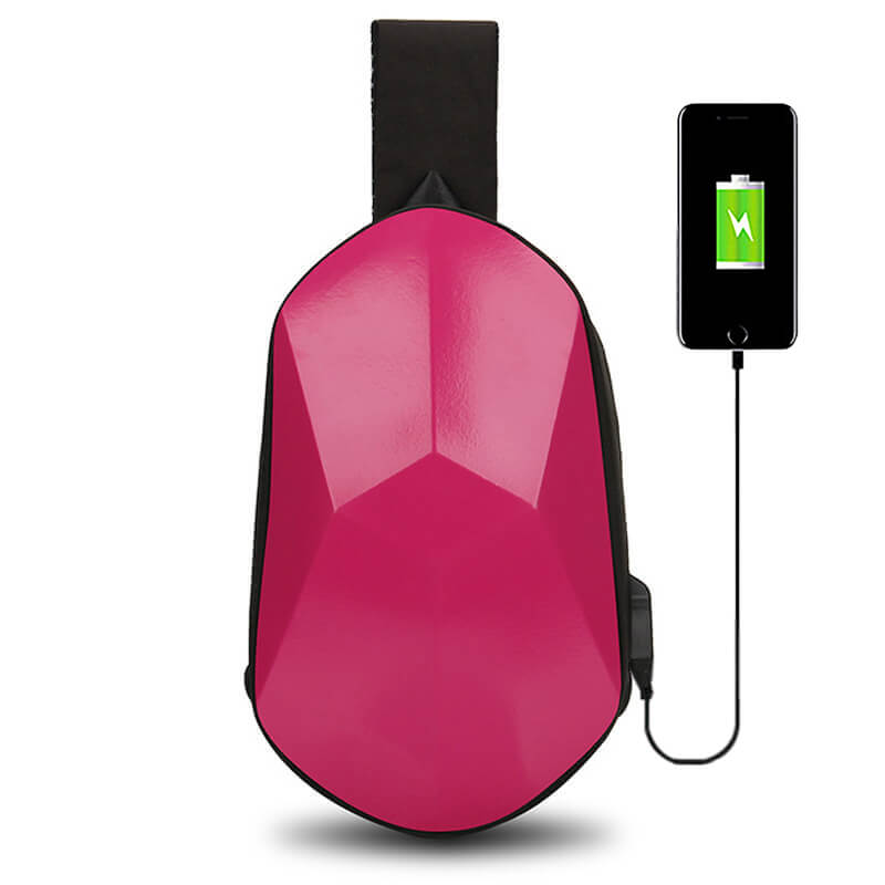 Shell Crossbody Bag with USB