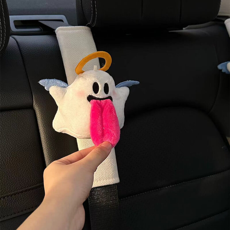 Angel & Devil Ghost Car Pendants/Seat Belt Cover
