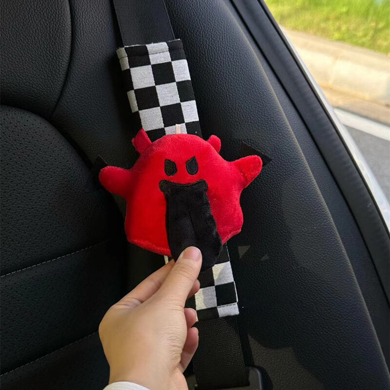 Angel & Devil Ghost Car Pendants/Seat Belt Cover