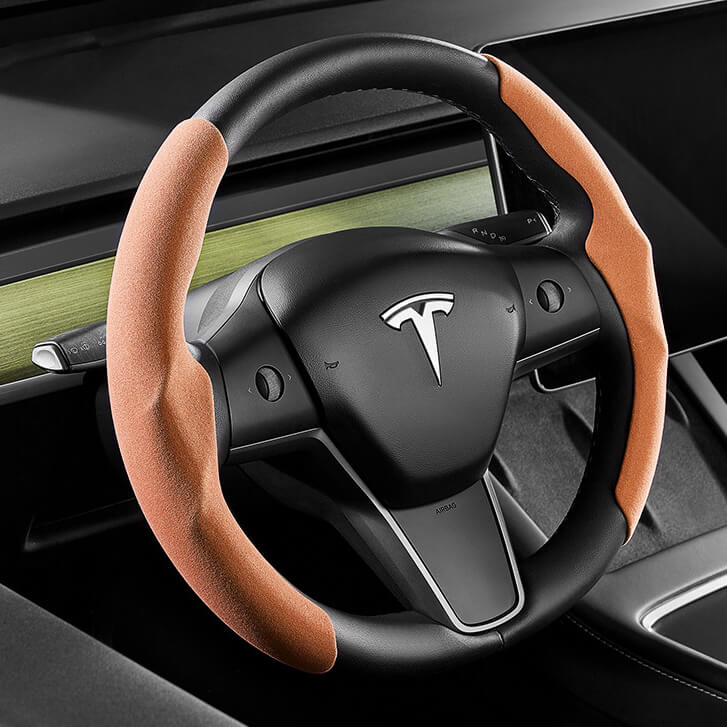 2PCS Tesla Model 3/Y Steering Wheel Cover