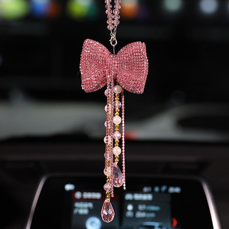 Car Mirror Bling Stones Decor