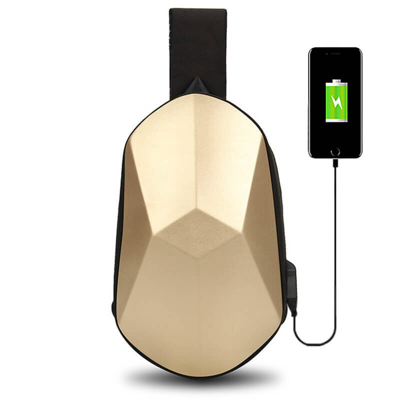 Shell Crossbody Bag with USB