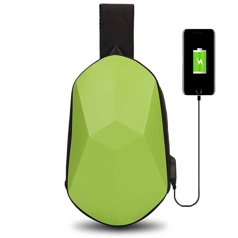 Shell Crossbody Bag with USB