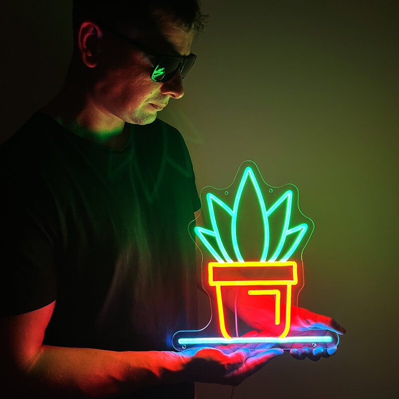 🌱Neon Plant Light (11.4x13.2in)(USB)