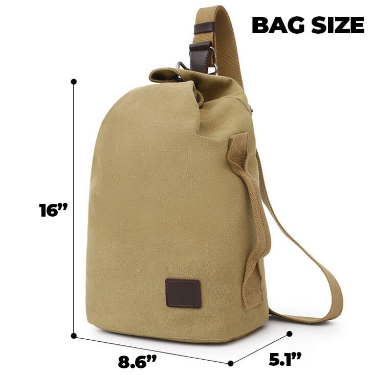 *NEW* Canvas Crossbody Backpack for Men