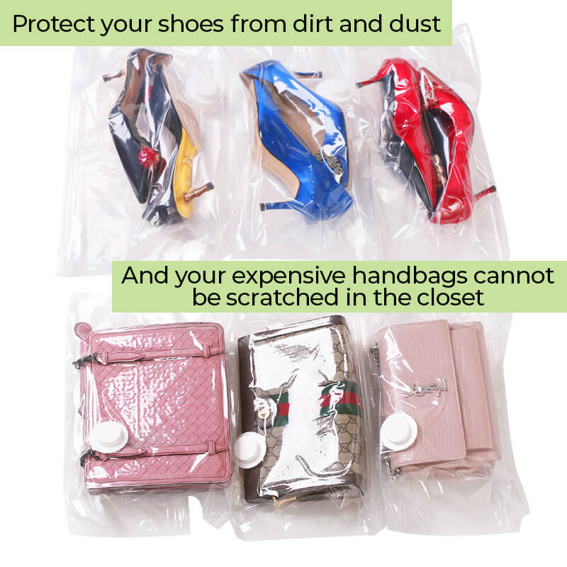 "VACUSAFE" Vacuum Sealer + Storage Bags for Shoes, Handbags & Clothes