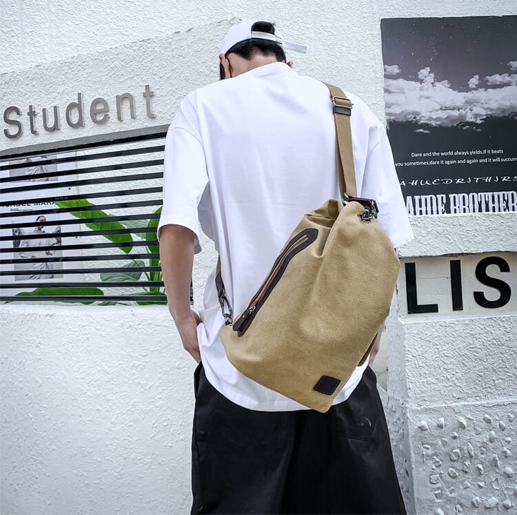 *NEW* Canvas Crossbody Backpack for Men