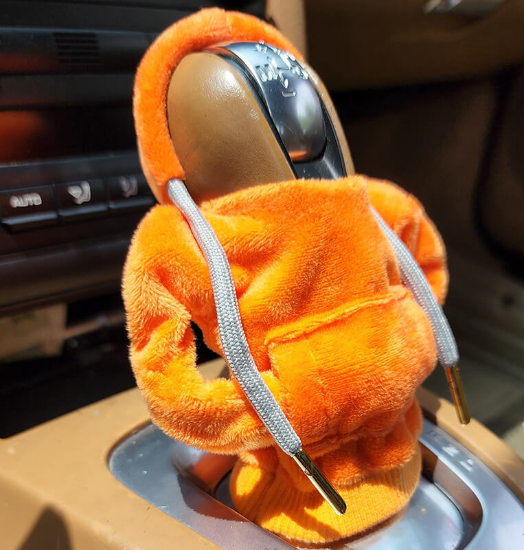 *NEW* Car Shift Knob Hoodie - "Fluffy" Version