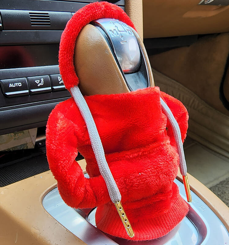 *NEW* Car Shift Knob Hoodie - "Fluffy" Version