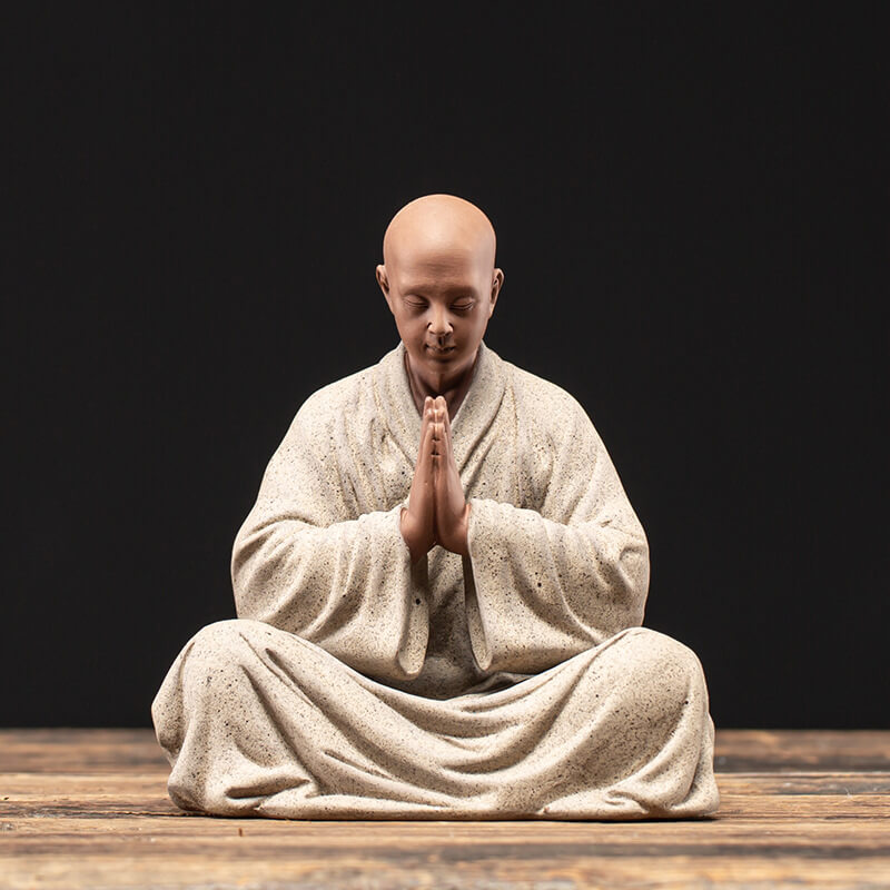 Monk in Deep Meditation - Aura Charge (Ceramic Handmade)