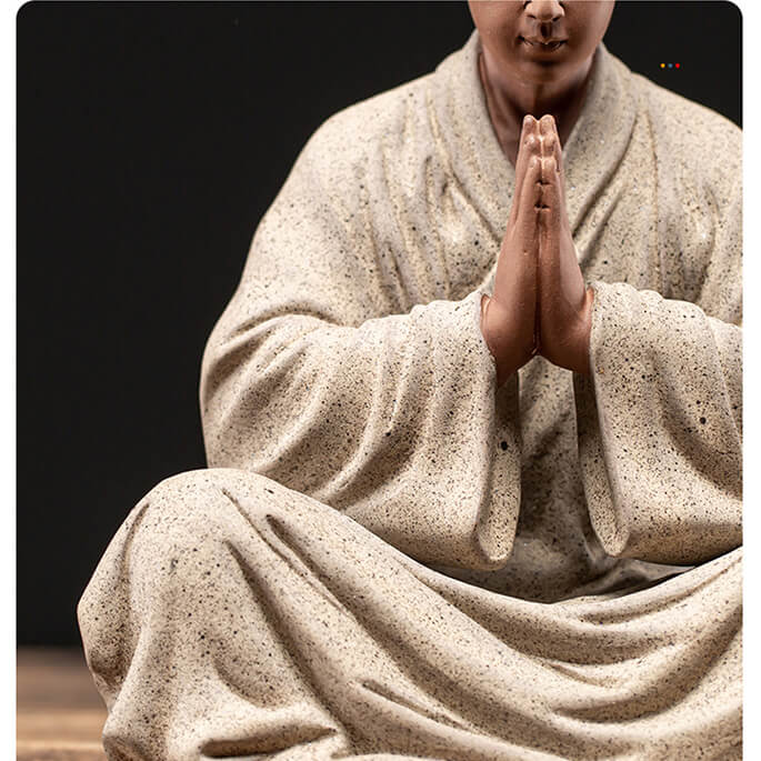 Monk in Deep Meditation - Aura Charge (Ceramic Handmade)