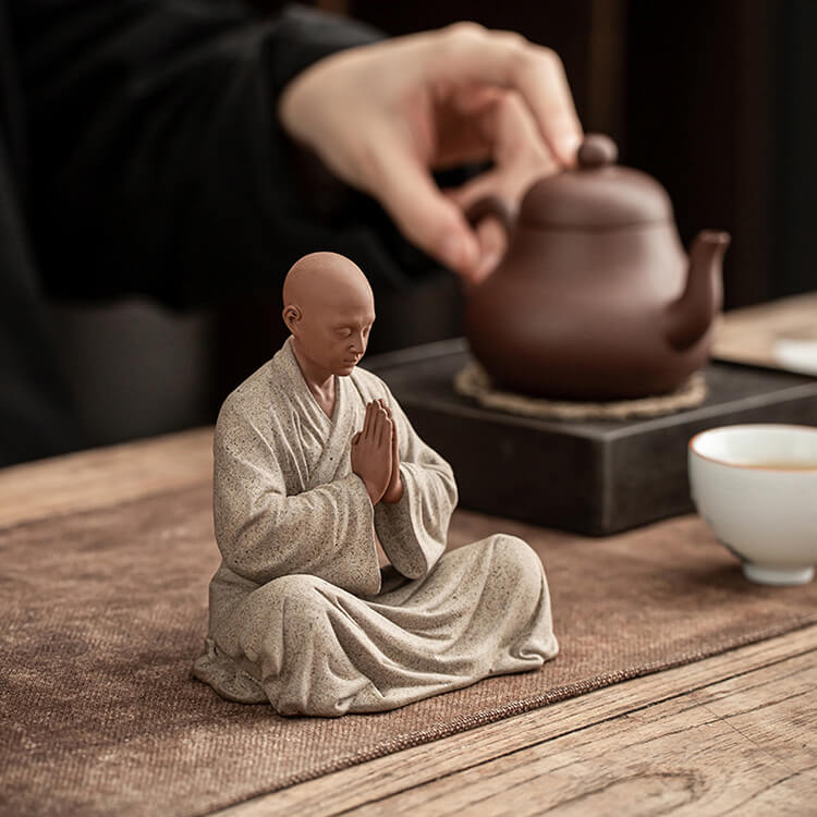 Monk in Deep Meditation - Aura Charge (Ceramic Handmade)