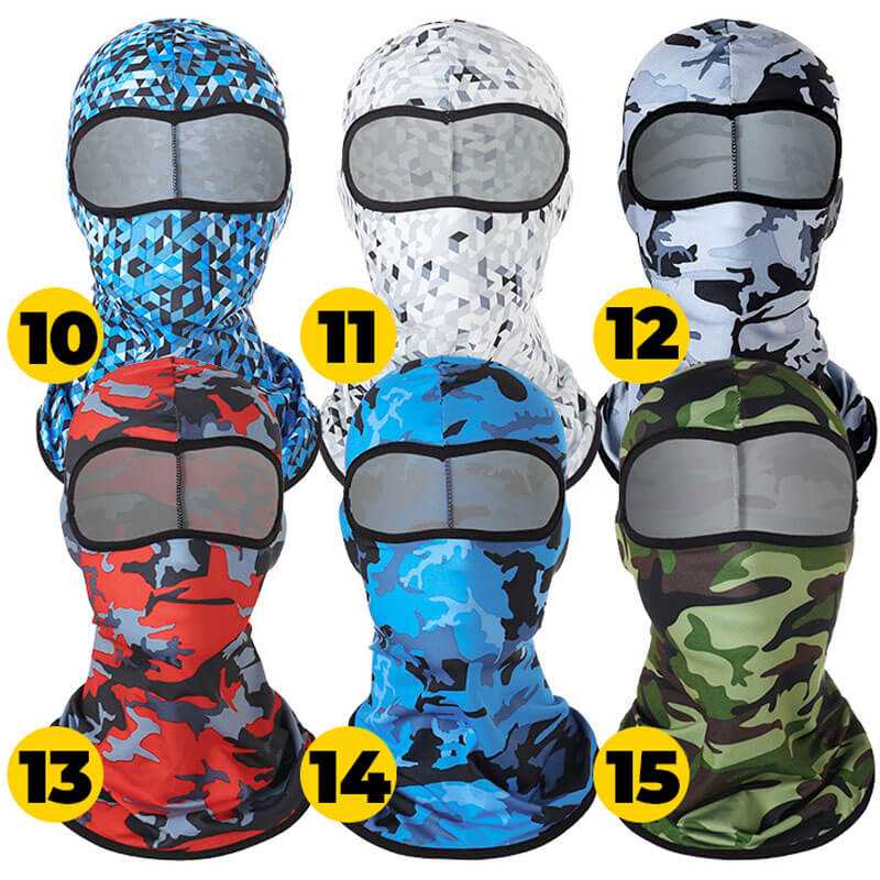 15 Pcs - Balaclava “Big Pack” for Summer with Cooling Effect