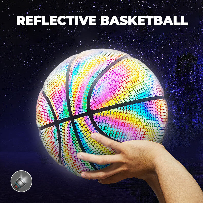Premium Holographic Basketball "Size 7" (29.5 inch) for Kids & Adults