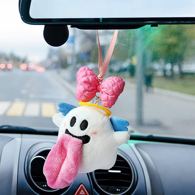 Angel & Devil Ghost Car Pendants/Seat Belt Cover