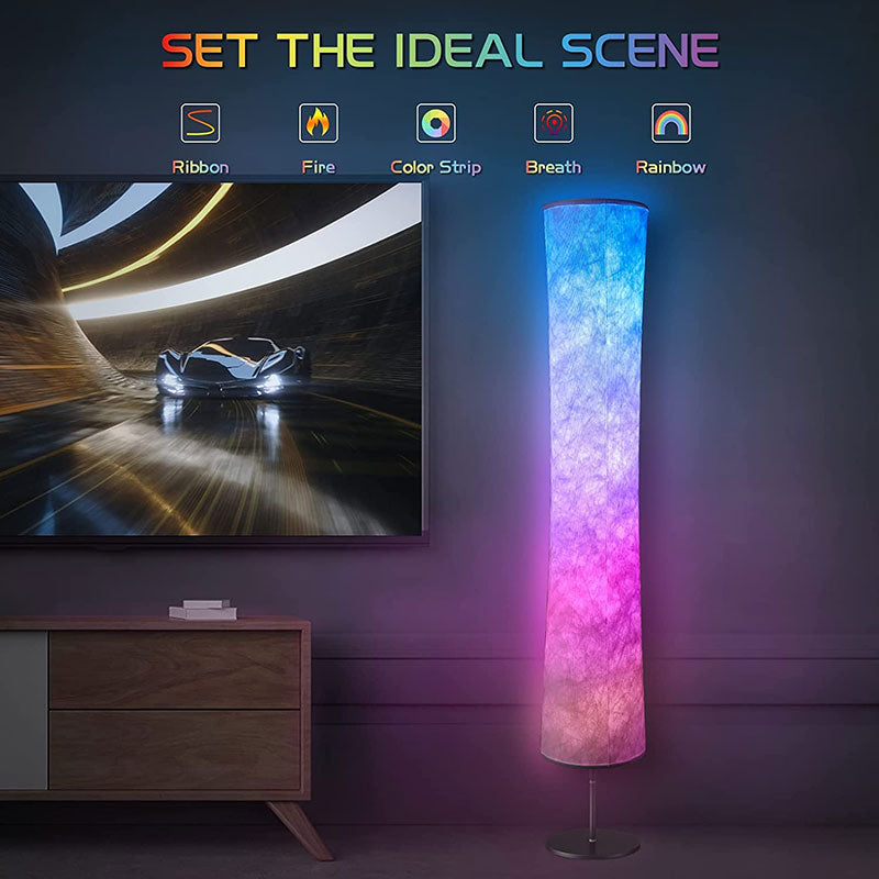 LED Rainbow Livingroom Lamp with Remote Control & APP
