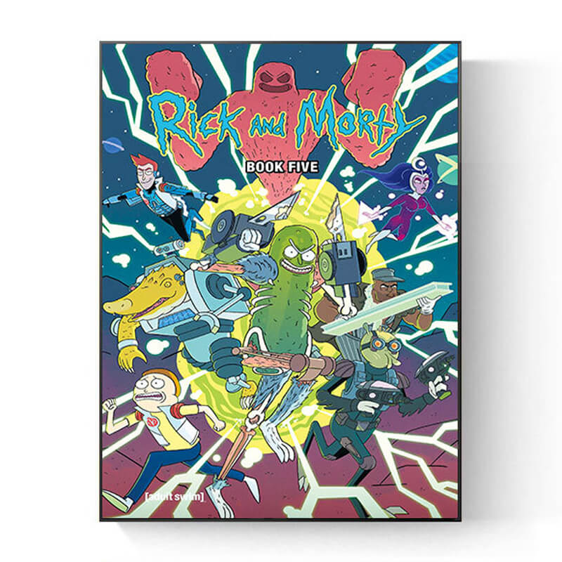 "Rick & Morty" Wall Art Pictures 12"x16" (Canvas/Framed)