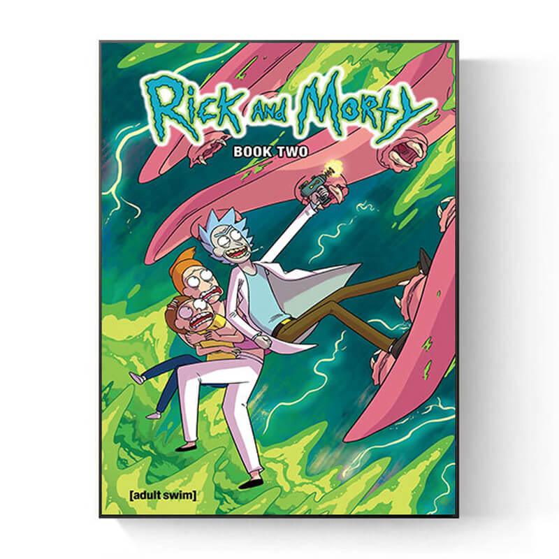 "Rick & Morty" Wall Art Pictures 12"x16" (Canvas/Framed)
