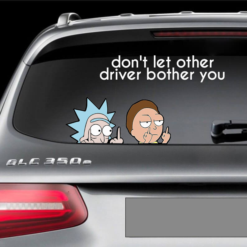 "Rick & Morty" Middle Finger Stickers