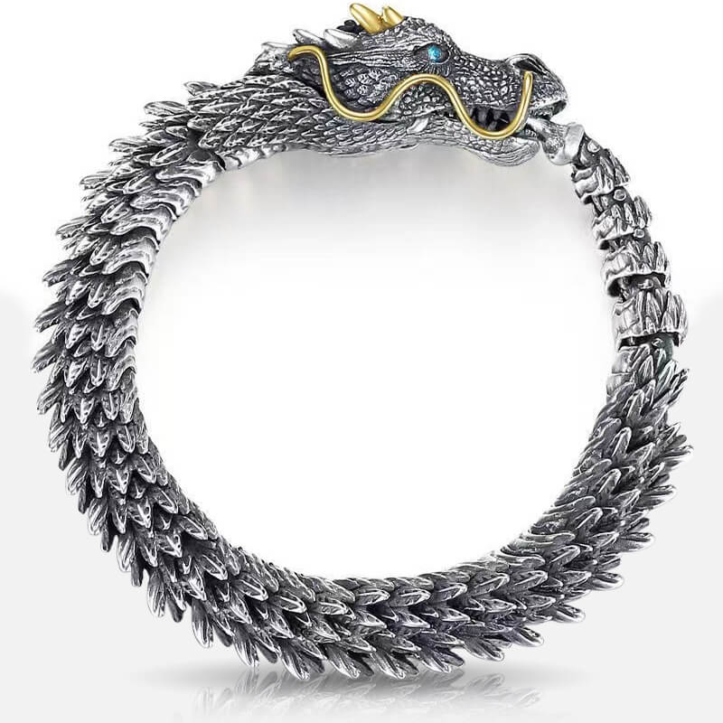SARABUYA - Handmade Dragon Bracelet┃925 Silver