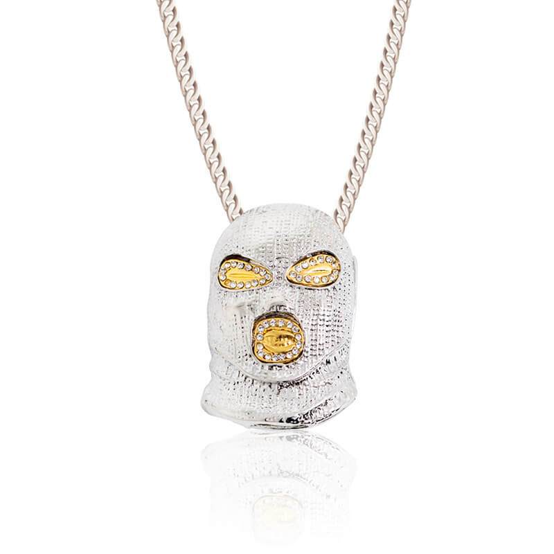 HipHop Gangster Mask Cuban Chain