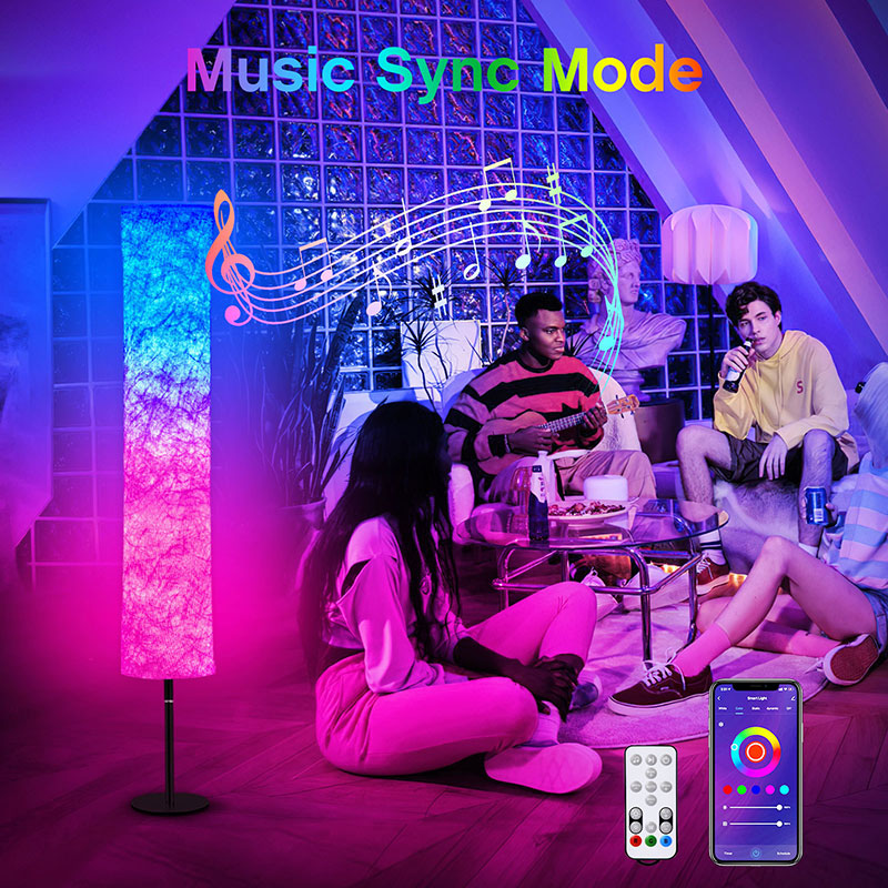 LED Rainbow Livingroom Lamp with Remote Control & APP
