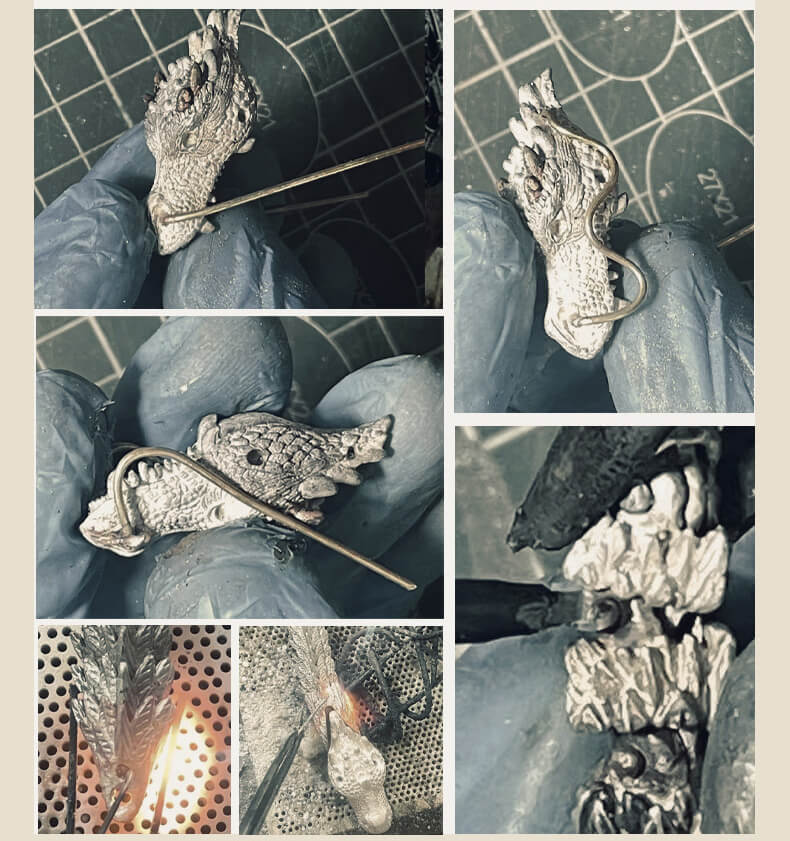 SARABUYA - Handmade Dragon Bracelet┃925 Silver