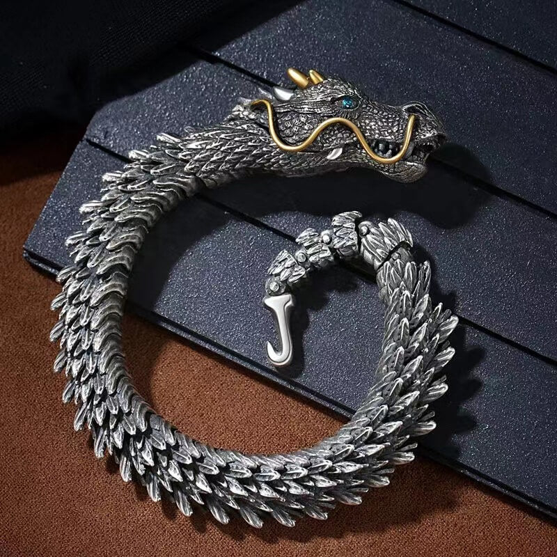 SARABUYA - Handmade Dragon Bracelet┃925 Silver