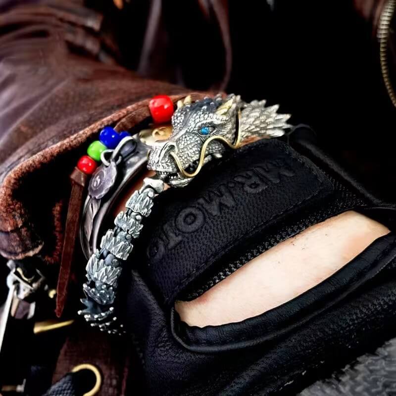SARABUYA - Handmade Dragon Bracelet┃925 Silver