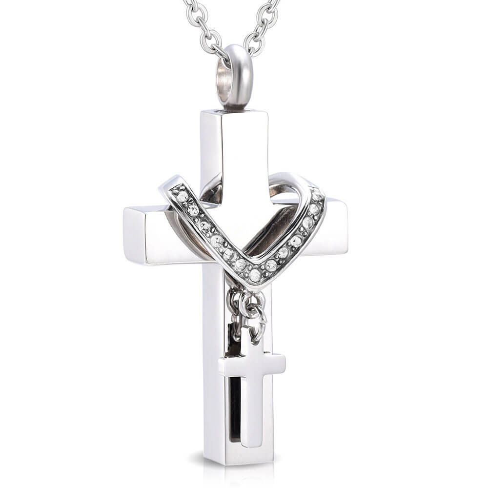 Cross Pendant - Jewelry for Car in Gold & Silver