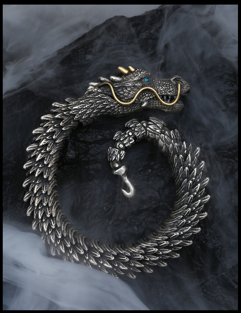 SARABUYA - Handmade Dragon Bracelet┃925 Silver