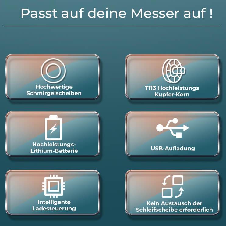 Premium USB Knife Sharpener BLADE MASTER