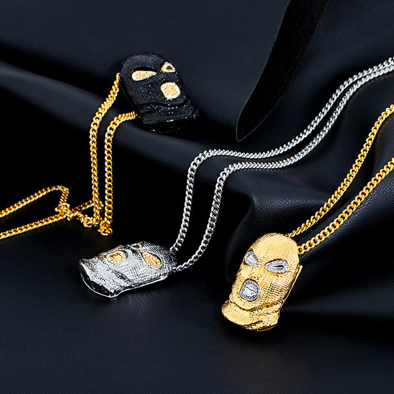 HipHop Gangster Mask Cuban Chain