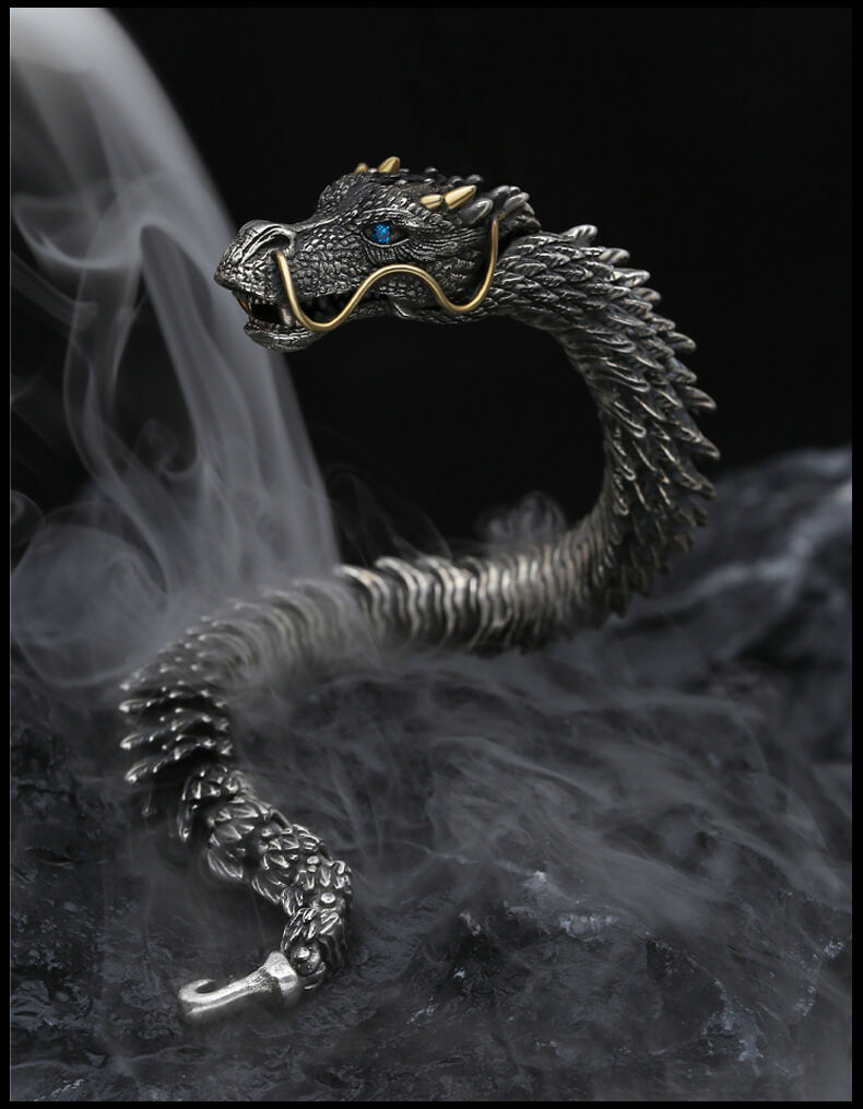SARABUYA - Handmade Dragon Bracelet┃925 Silver