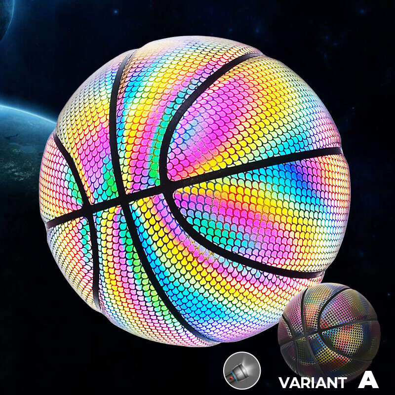 Premium Holographic Basketball "Size 7" (29.5 inch) for Kids & Adults