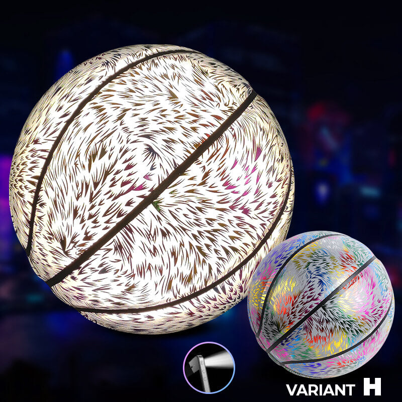 Premium Holographic Basketball "Size 7" (29.5 inch) for Kids & Adults