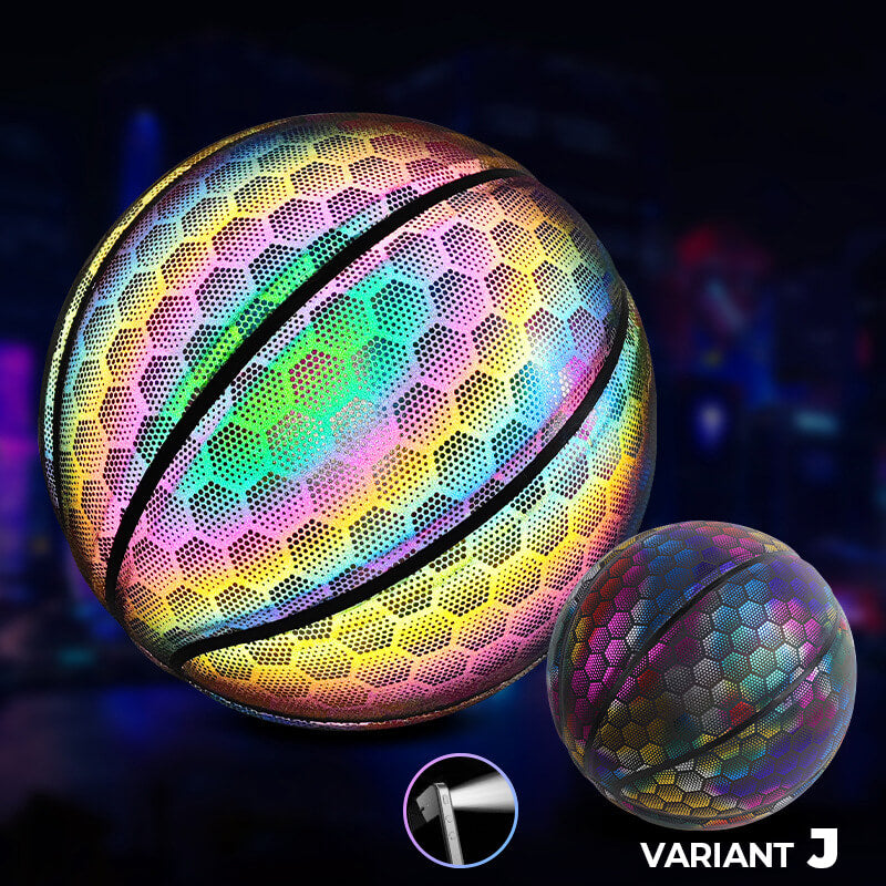 Premium Holographic Basketball "Size 7" (29.5 inch) for Kids & Adults