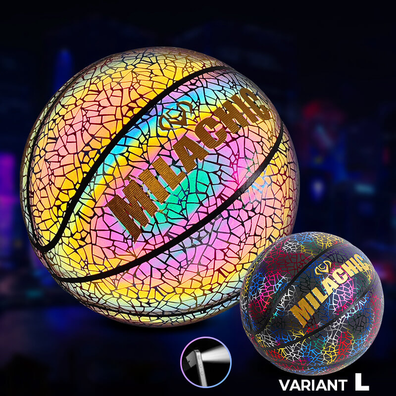 Premium Holographic Basketball "Size 7" (29.5 inch) for Kids & Adults