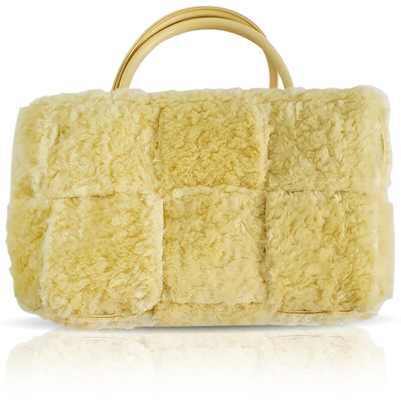 Trendy Plush Fleeced Handbag for Women