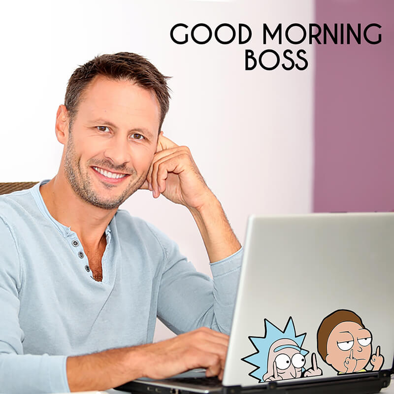 "Rick & Morty" Middle Finger Stickers