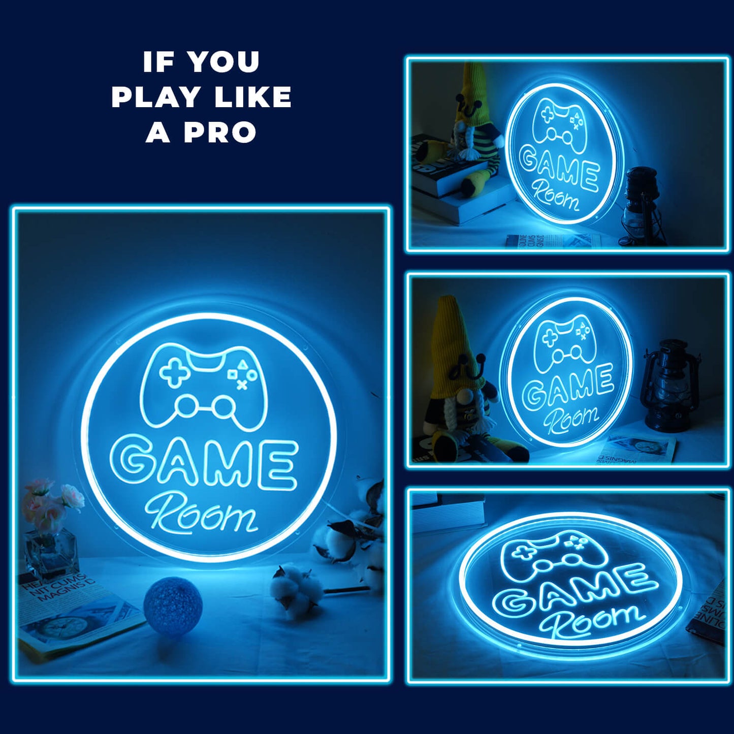 GAME ROOM – LED Neon Sign ( Size 11.8"x 11.8")